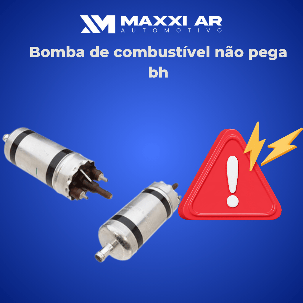Bomba de combustível que não pega, indicando problema de partida em Belo Horizonte