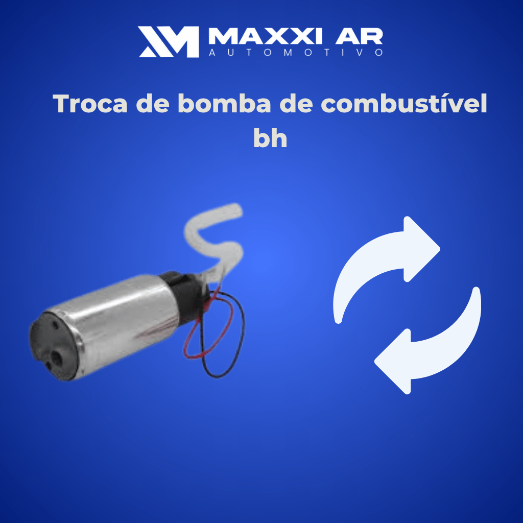 Técnico realizando a troca de bomba de combustível em Belo Horizonte com ferramentas adequadas